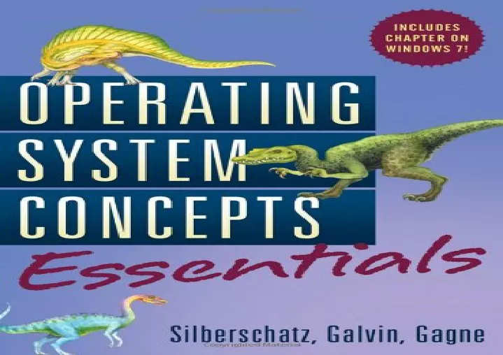 read pdf operating system concepts essentials