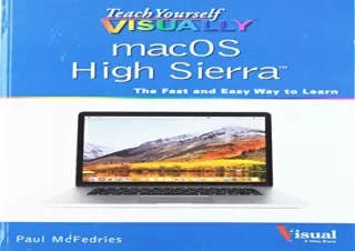[DOWNLOAD PDF] Teach Yourself VISUALLY macOS High Sierra free