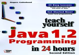 PDF Teach Yourself Java 1.2 in 24 Hours ipad