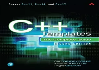 [READ PDF] C   Templates: The Complete Guide full