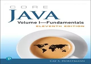 [DOWNLOAD PDF] Core Java Volume I--Fundamentals (Core Series) ipad