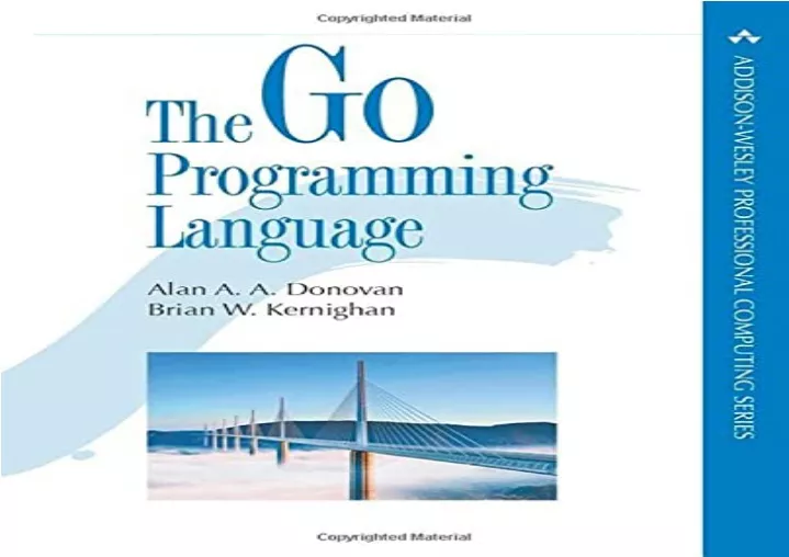 PPT - [READ PDF] Go Programming Language, The (Addison-Wesley ...