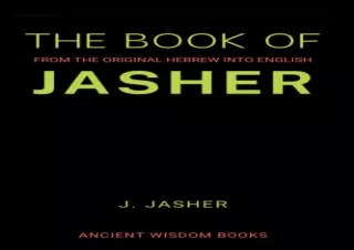 PDF The Book Of Jasher: From The Original Hebrew Into English (Annotated) ipad