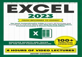 PDF Excel: The Most Comprehensive Guide to Learn All Formulas and Functions in J