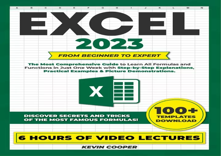 PPT - PDF Excel: The Most Comprehensive Guide to Learn All Formulas and ...