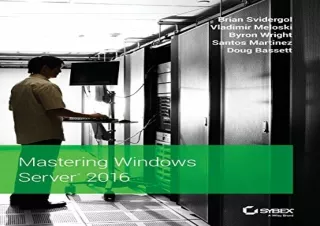 [DOWNLOAD PDF] Mastering Windows Server 2016 free