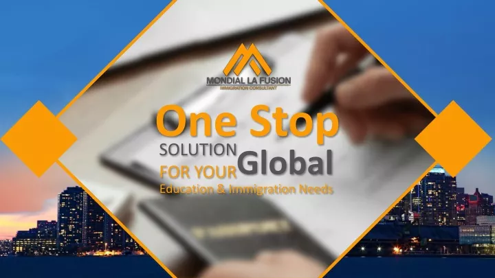 one stop solution for your global education