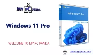 Windows 11 Pro - My PC Panda