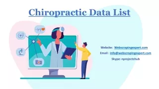 chiropractic data list
