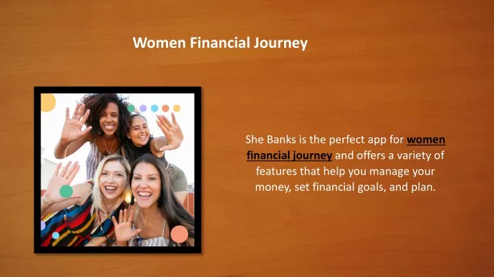 women financial journey