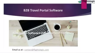 b2b travel portal software