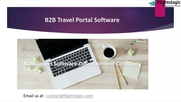 b2b travel portal software