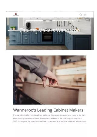 Cabinet Makers Wanneroo