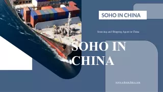 Shipping and Sourcing Service | Soho In China
