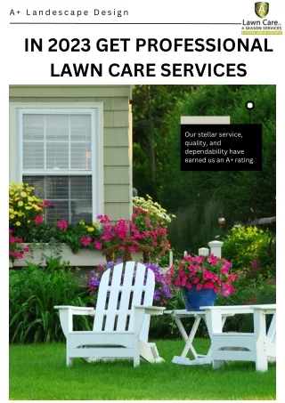 2023 Best Professional Lawn Care Services | A  Lawn Care