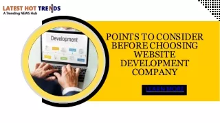 How To Choose The Best Website Development Company