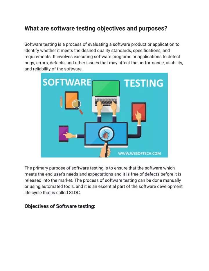 ppt-what-are-software-testing-objectives-and-purpose-powerpoint