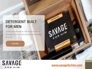 Unleash Your Inner Savage with Savage For Him Laundry Detergent Sheets