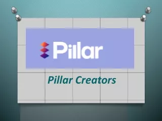 A COMPLETE DIRECTORY OF THE TOP CREATOR STORES ON PILLAR Creators