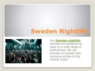 Sweden Nightlife