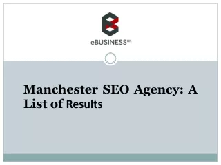 Manchester SEO Agency