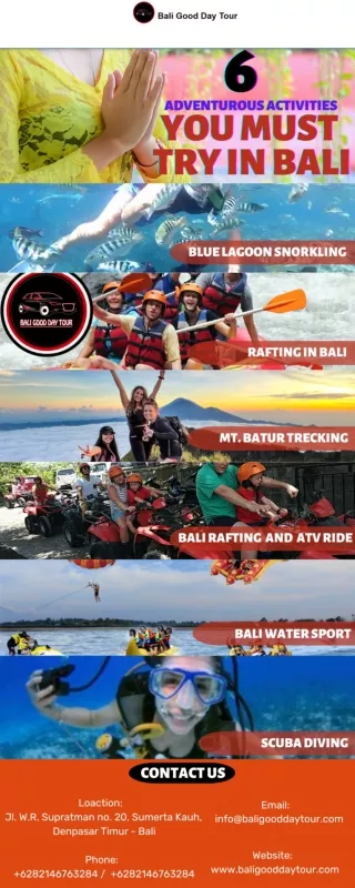 6 Adventurous Activities You Must Try In Bali
