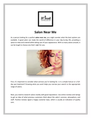 Ladies Salon | SAbeauti Professional Ladies Beauty Salon
