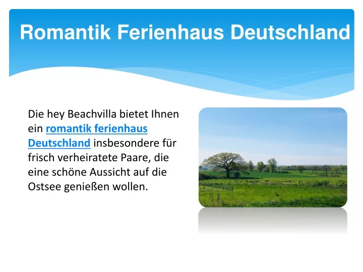 romantik ferienhaus deutschland