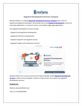 angularjs development services company