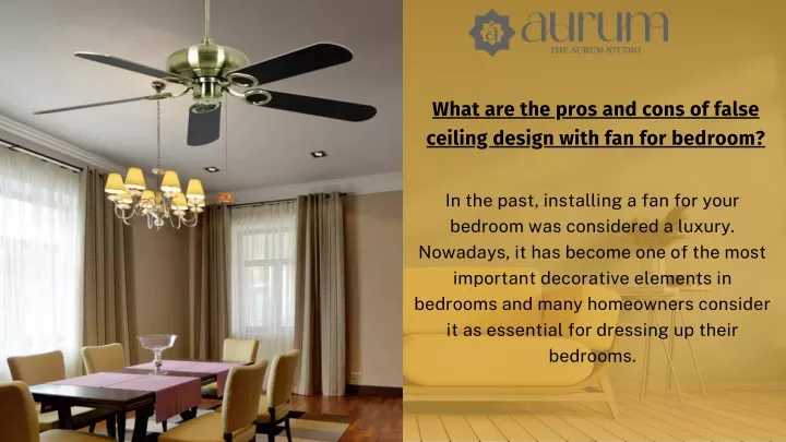 what are the pros and cons of false ceiling
