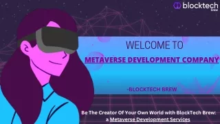 Metaverse Development Company | Build Your Virtual World | BlockTech Brew