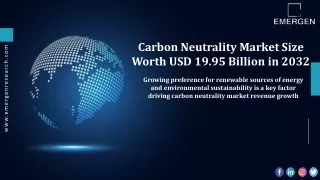 carbon neutrality market size worth