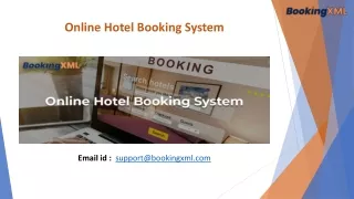 online hotel booking system