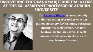 uncovering the real amarjit mishra a look