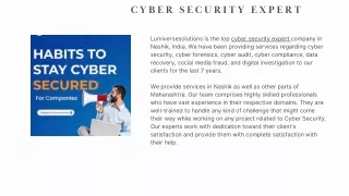 Cyber Security Expert