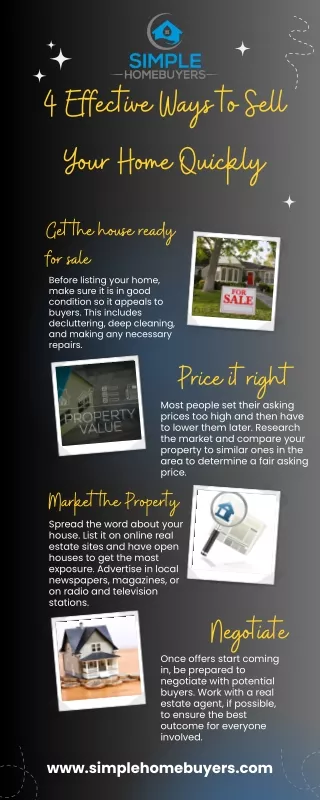 4 Effective Ways to Sell Your Home Quickly