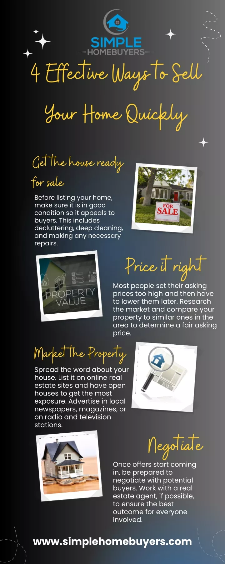 4 effective ways to sell your home quickly