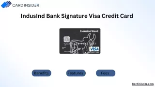 IndusInd Bank Signature Visa Credit Card