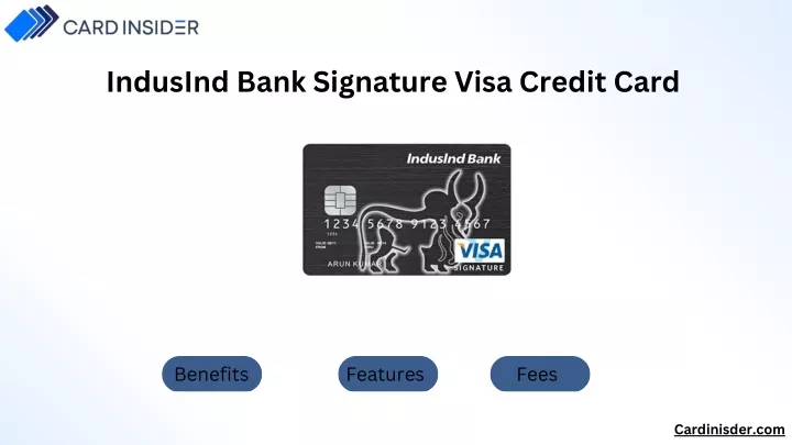 indusind bank signature visa credit card