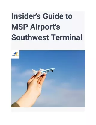 insider s guide to msp airport s southwest