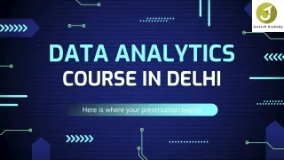 Data Analytics Course in Delhi