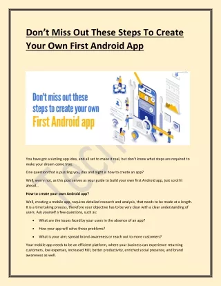 don t miss out these steps to create your