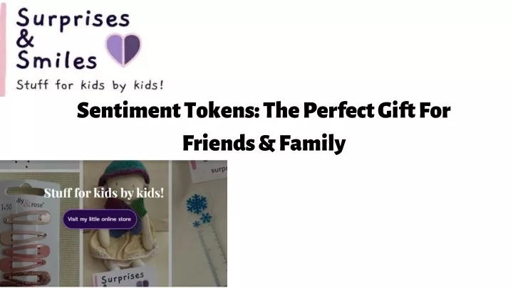 sentiment tokens the perfect gift for friends