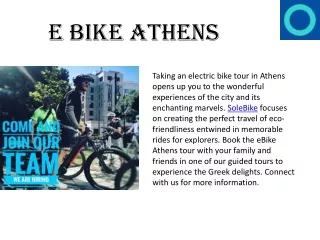 e Bike Athens
