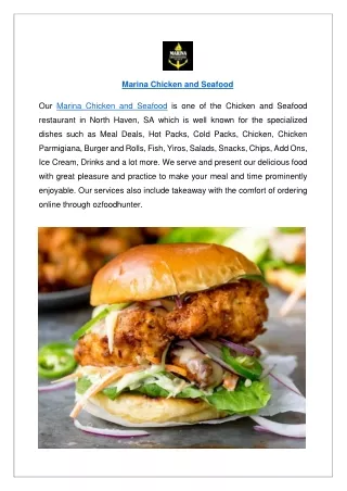marina chicken and seafood