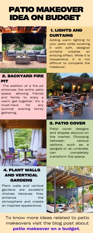 Patio Makeover Idea on Budget