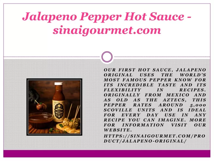 jalapeno pepper hot sauce sinaigourmet com