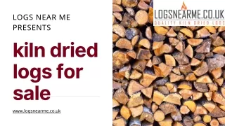 Kiln Dried Logs For Sale | Logs Near Me UK
