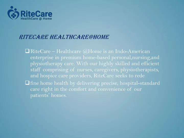 ritecare healthcare@home