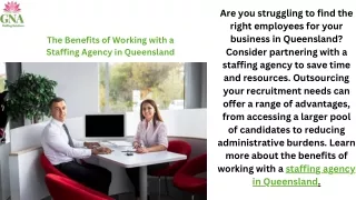 Staffing Agency in Queensland